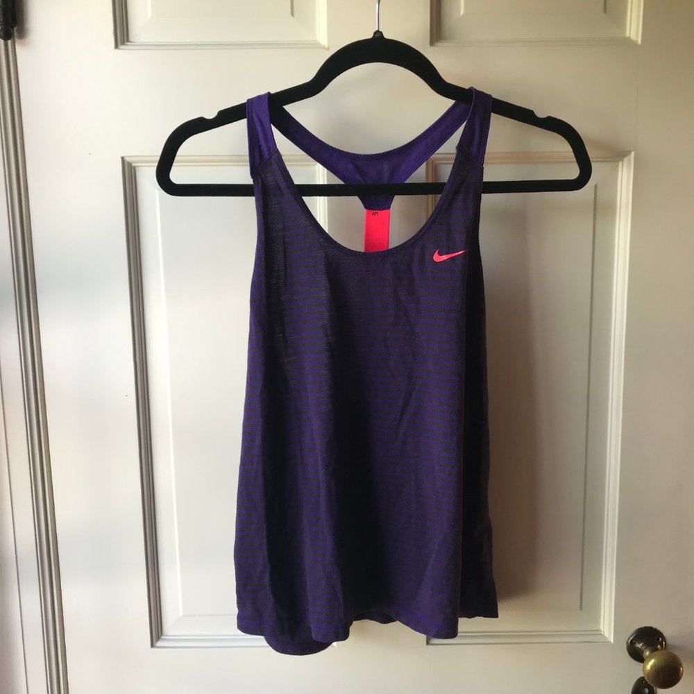 Purple Nike Dri-fit Workout Top